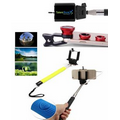 iBank(R)Selfie Stick + Fisheye Wide Angle Camera Lens